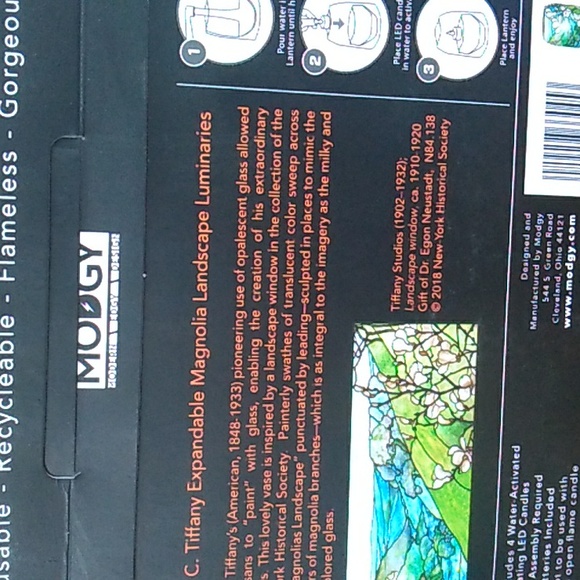 🪻Luminary Lanterns MODGY Magnolia LandScape NIB - Picture 2 of 15